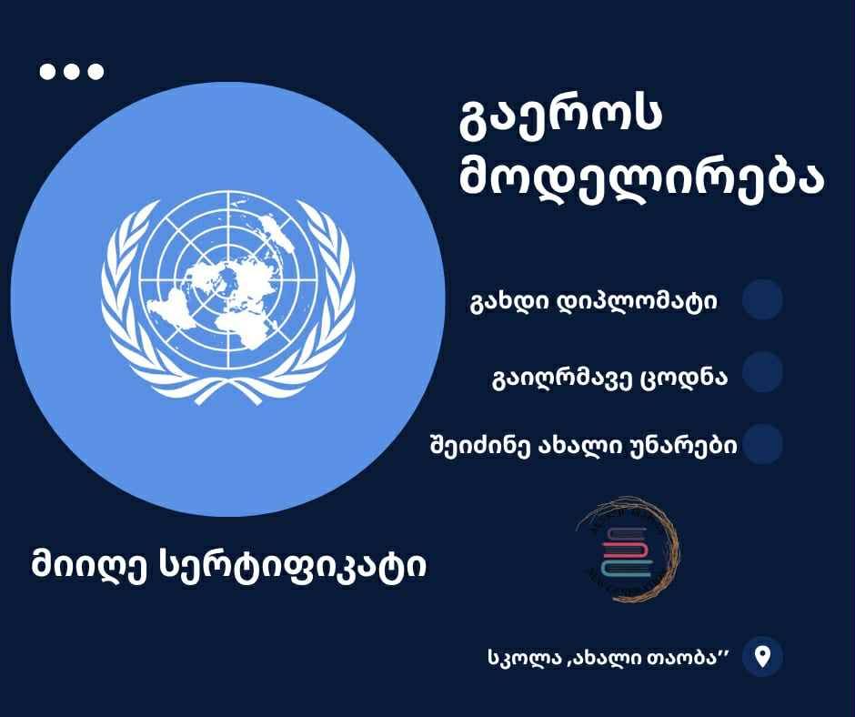 🌐გაეროს მოდელირება იწყება ! ! !